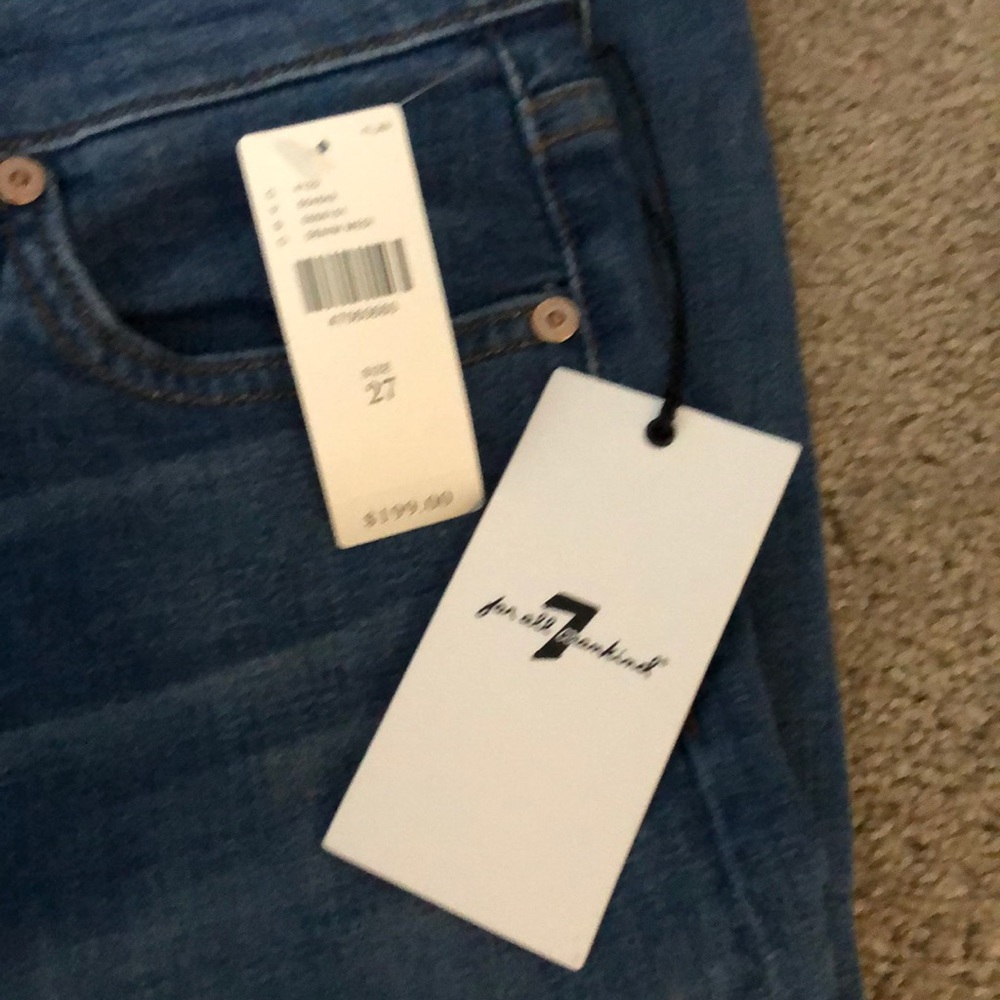 NTW 7 for all mankind super skinny jeans - Picture 4 of 7